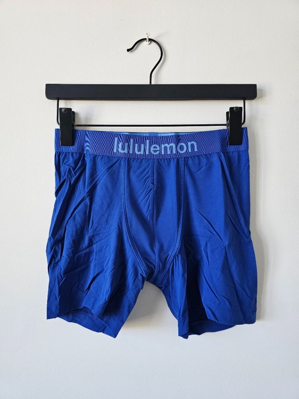 2 x NIB LULULEMON GLCT Galactic Blue Soft Stretch Active Boxer Brief 5" Large